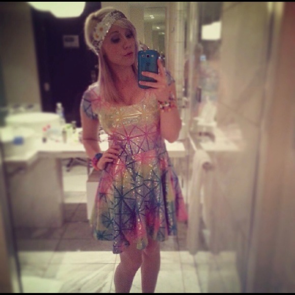 DevoWevo Galactic Warrior Dress Size S - Picture 6 of 6